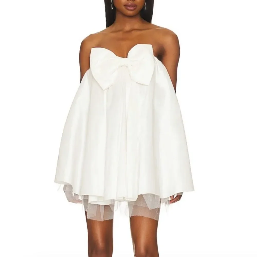 For Love & Lemons Clara Mini White Dress Size XS - Picture 3 of 10